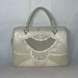 VTG Caprice patchwork handbag snakeskin